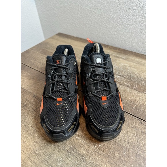 Nike Shox TL Nova Black Orange Sneakers CK2085-001 Size 8.5 Used Womens Shoes - Picture 3 of 7